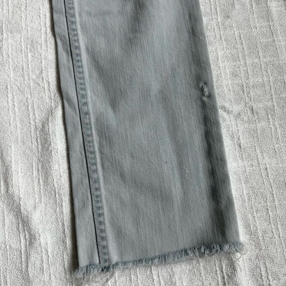 Habitual Light Wash Denim Jeans Straight Leg Raw Hem SZ 28 - Picture 11 of 16